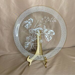 Vintage Gold Rim Circular Platter